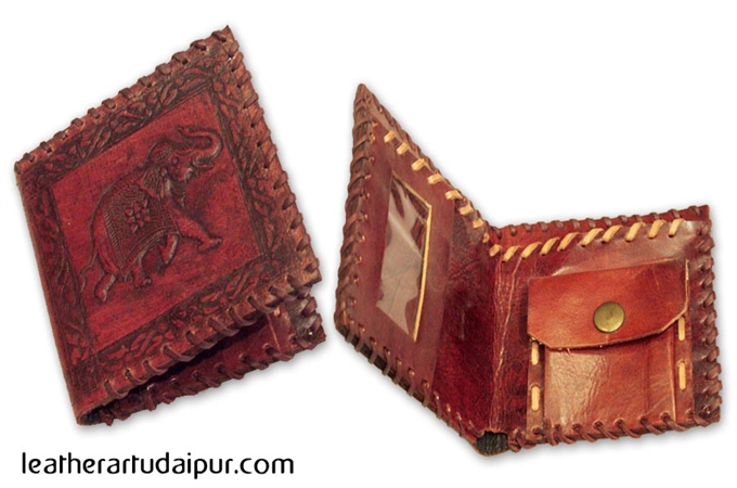 Leather Business Card Holder : Leather Gents Wallet